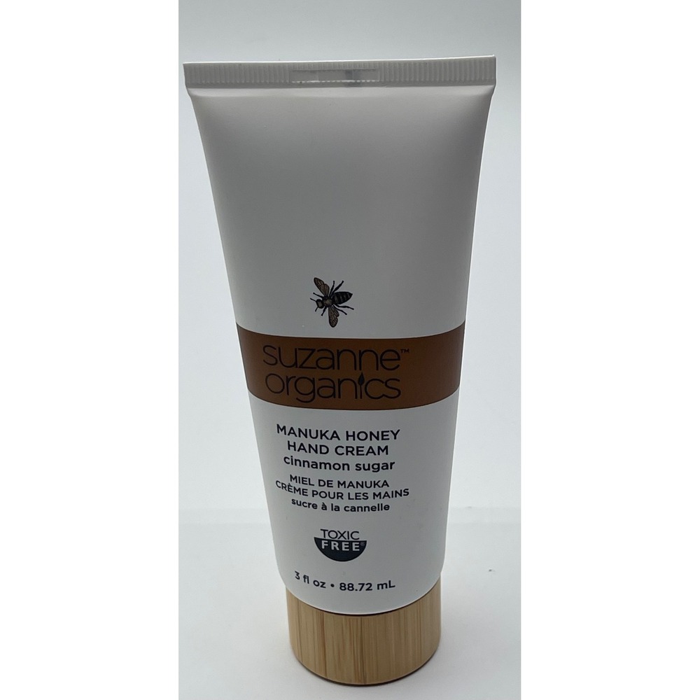 Suzanne Organics Manuka Honey Hand Cream Cinnamon Sugar 3oz‎ Toxic Free